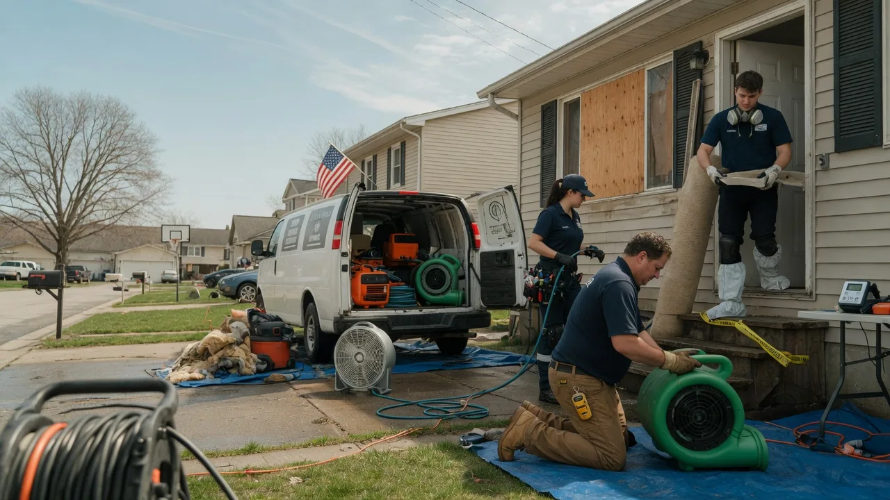 Water Damage Restoration in Yale, IL near me